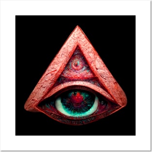 The esoteric allseing eye Posters and Art